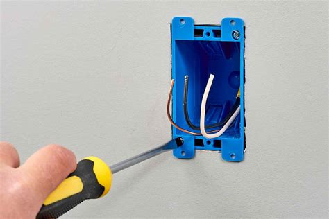 fix drilled hole in electrical box|electrical box screw hole.